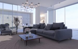 Render of Modern Living Room